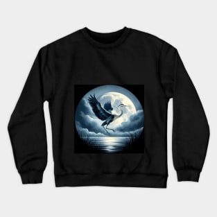 Moon Bird . Crewneck Sweatshirt